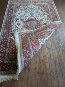 Tapis Indo Tabriz fait main 246x158cm