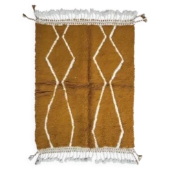 Tapis Jaune Moutarde - 156 x 125 cm