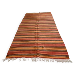 Tapis kilim anatolien vintage rayé extra long – 337 x 139 cm – sku 134