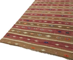 Tapis kilim anatolien vintage fait main turc 167 cm x 293 cm