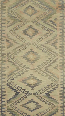 Tapis kilim anatolien vintage fait main turc 180 cm x 320 cm