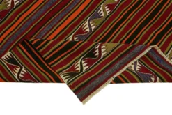 Tapis kilim anatolien vintage fait main turc 155 cm x 335 cm