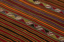 Tapis kilim anatolien vintage fait main turc 155 cm x 335 cm