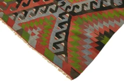 Tapis kilim anatolien vintage fait main turc 198 cm x 320 cm