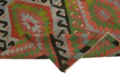 Tapis kilim anatolien vintage fait main turc 198 cm x 320 cm