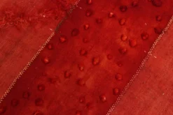 Tapis Kilim Anatolien Vintage Turc, Teintes de Rouge Vin Décor Boho