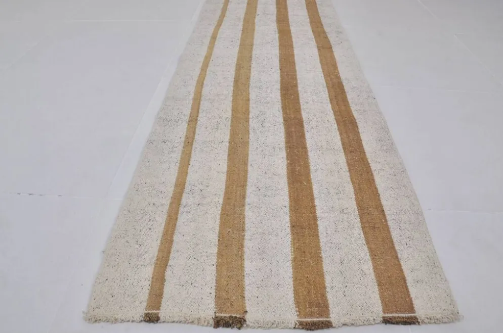Tapis kilim antique Oushak neutre sku 3923