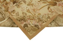 Tapis kilim aubusson vintage européen fait main 177 cm x 273 cm