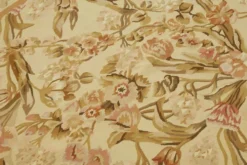 Tapis kilim aubusson vintage européen fait main 177 cm x 273 cm