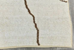 Tapis Kilim contemporain vintage super doux 6x9, 198x269 cm