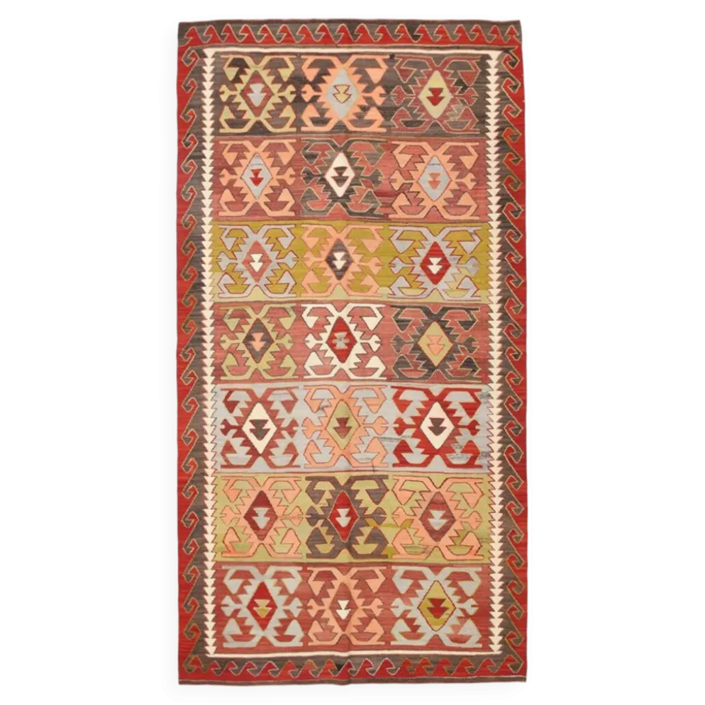 Tapis Kilim de style rare 5x10, tapis de salon 163x309 cm