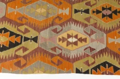 Tapis Kilim en laine anatolien vintage sku132
