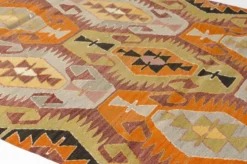 Tapis Kilim en laine anatolien vintage sku132