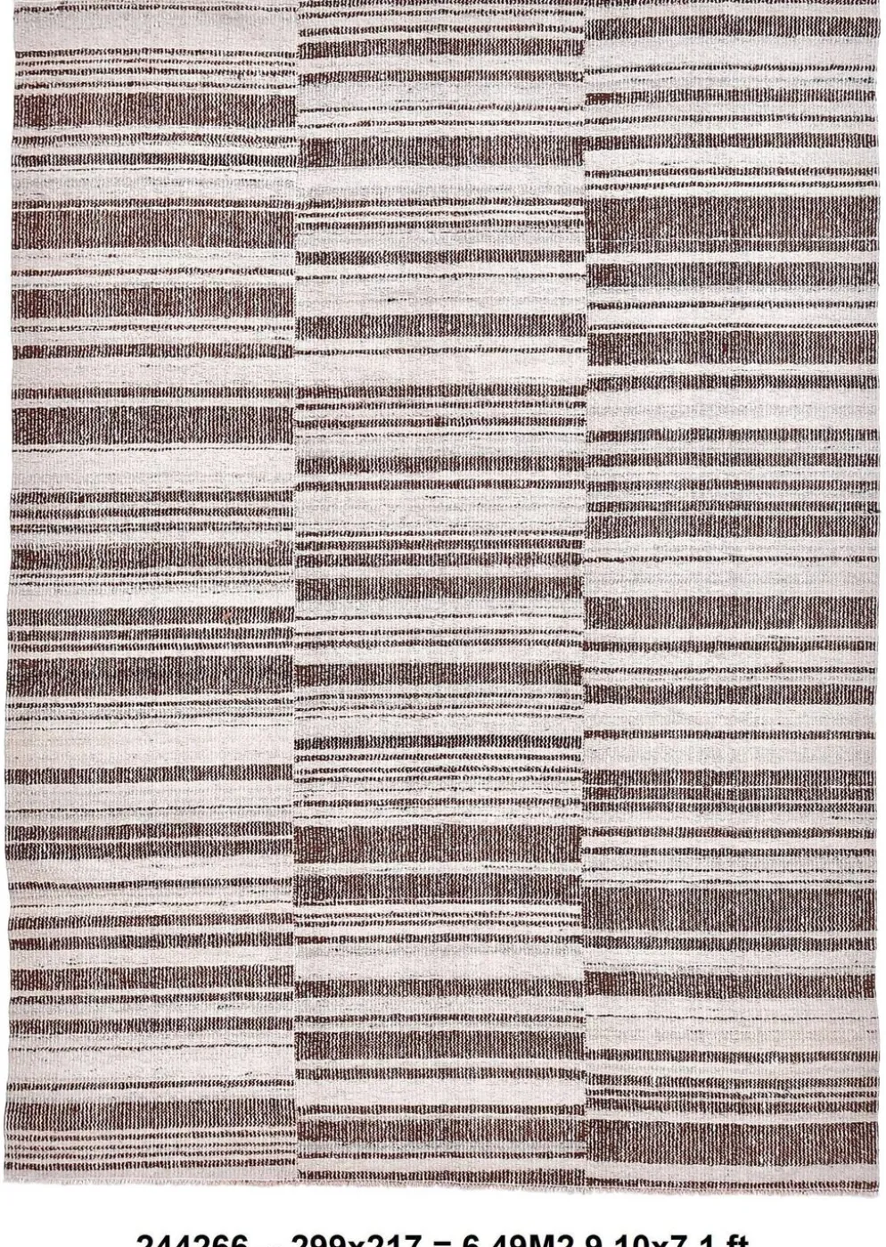 Tapis kilim en laine beige orange 215x300 cm, tapis kilim terracota 7x10.