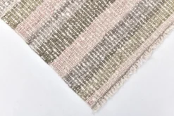 Tapis kilim en laine rose vert 212x145, tapis kilim en laine biologique, tapis scandinave k