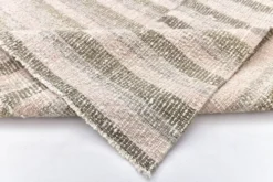 Tapis kilim en laine rose vert 212x145, tapis kilim en laine biologique, tapis scandinave k