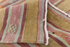 Tapis Kilim en laine vintage, 148 x 191 cm, décoration murale unique
