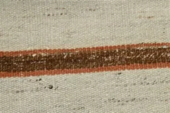 Tapis Kilim marron et beige 2x8, 71x260 cm