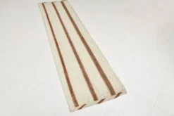 Tapis Kilim marron et beige 2x8, 71x260 cm