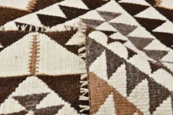 Tapis Kilim persan marron beige 3x10, 97x324 cm