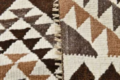 Tapis Kilim persan marron beige 3x10, 97x324 cm