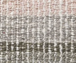 Tapis kilim rose pastel, tapis kilim en laine 325x217 cm, grand tapis kilim