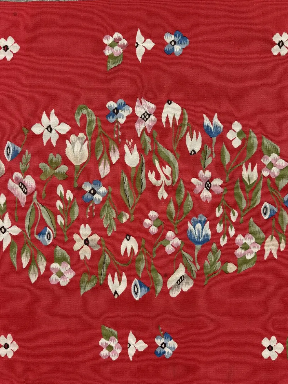 Tapis Kilim roumain années 50