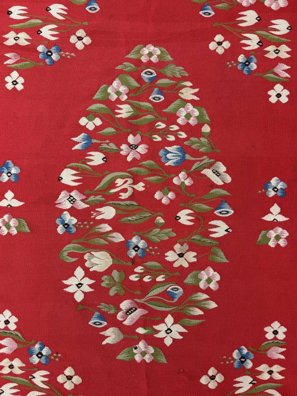 Tapis Kilim roumain années 50