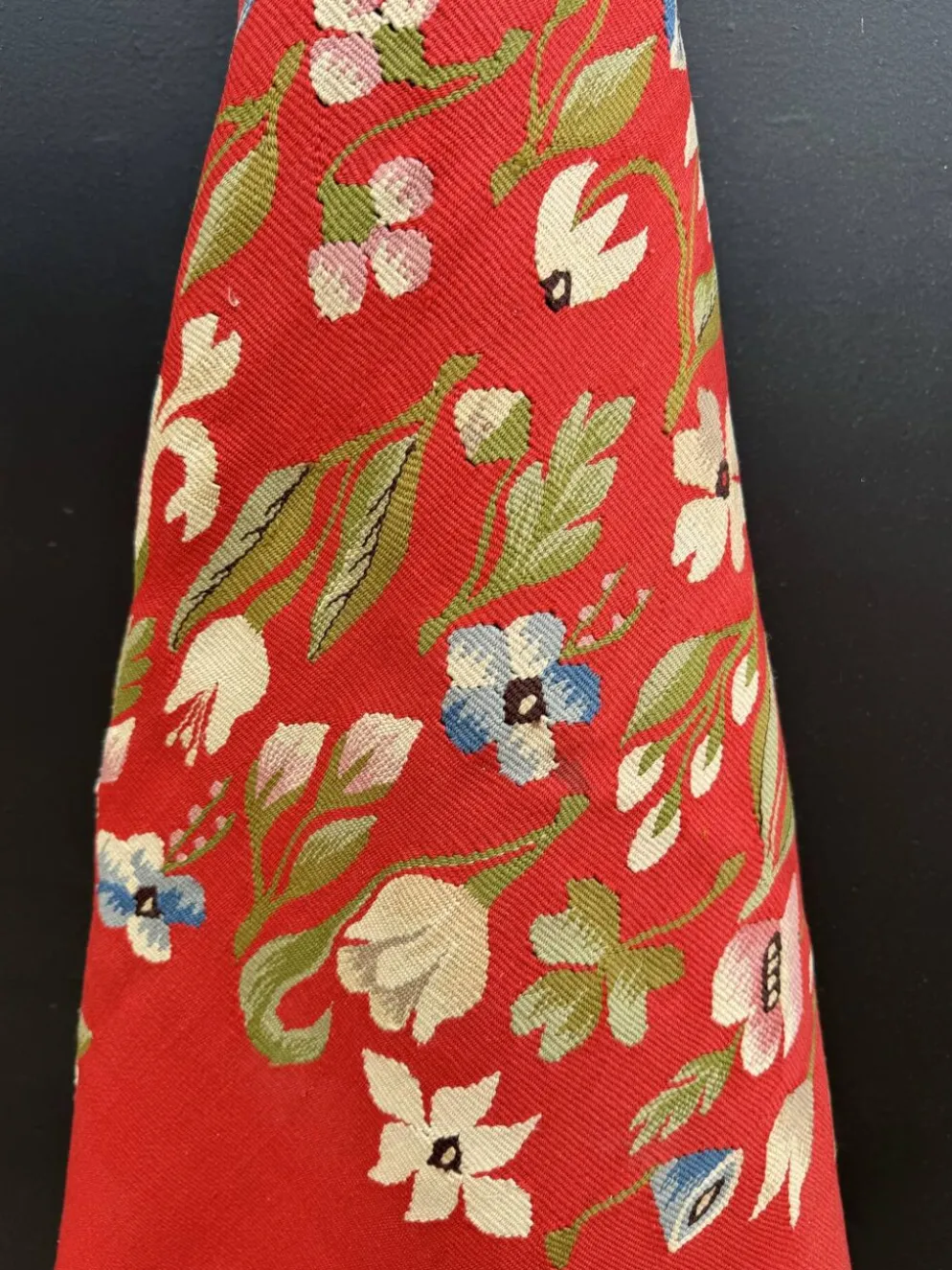 Tapis Kilim roumain années 50