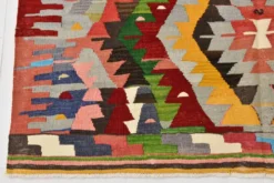Tapis Kilim tribal tissé à la main 5x7, 155x232Cm