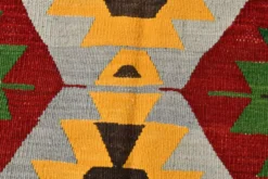 Tapis Kilim tribal tissé à la main 5x7, 155x232Cm