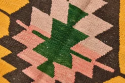 Tapis Kilim tribal tissé à la main 5x7, 155x232Cm