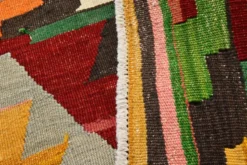 Tapis Kilim tribal tissé à la main 5x7, 155x232Cm