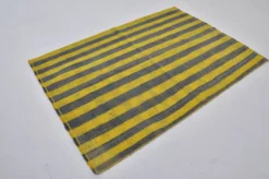 Tapis Kilim turc anatolien à rayures, référence 3973