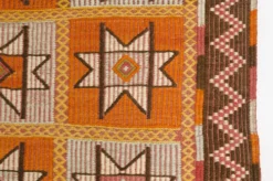 Tapis Kilim turc vintage, tapis d'accent anatolien tissé à la main, sku-141