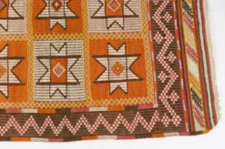 Tapis Kilim turc vintage, tapis d'accent anatolien tissé à la main, sku-141