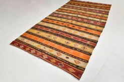 Tapis Kilim turc vintage 6x11, 186x342Cm