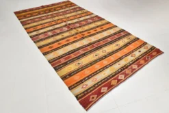 Tapis Kilim turc vintage 6x11, 186x342Cm