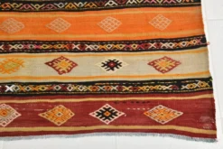 Tapis Kilim turc vintage 6x11, 186x342Cm