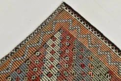 Tapis Kilim Vintage Motifs Géométriques Colorés, 192x322 cm