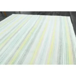 Tapis kilim vintage turc en laine et coton noué à la main des années 1970, 147x217.