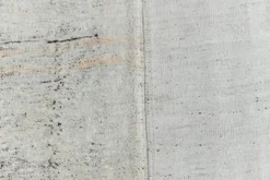 Tapis Kilim Vintage Turc Off White, Tapis Bohème Tissé à la Main, 23x328Cm