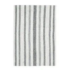 Tapis kilim vintage turc Oushak fait main en laine et coton blanc 157x230