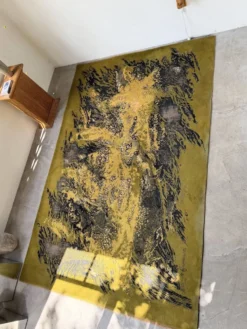 Tapis laine René Fumeron 1960 modèle Nevada