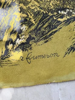 Tapis laine René Fumeron 1960 modèle Nevada