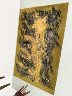 Tapis laine René Fumeron 1960 modèle Nevada