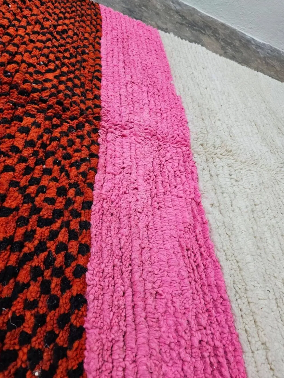 Tapis marocain berbère en laine