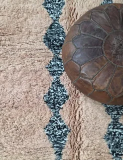 Tapis Marocain Rose Poudré - 309 x 197 cm