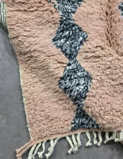 Tapis Marocain Rose Poudré - 309 x 197 cm
