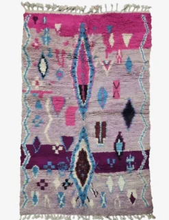 Tapis Marocain Violet - 296 x 172 cm